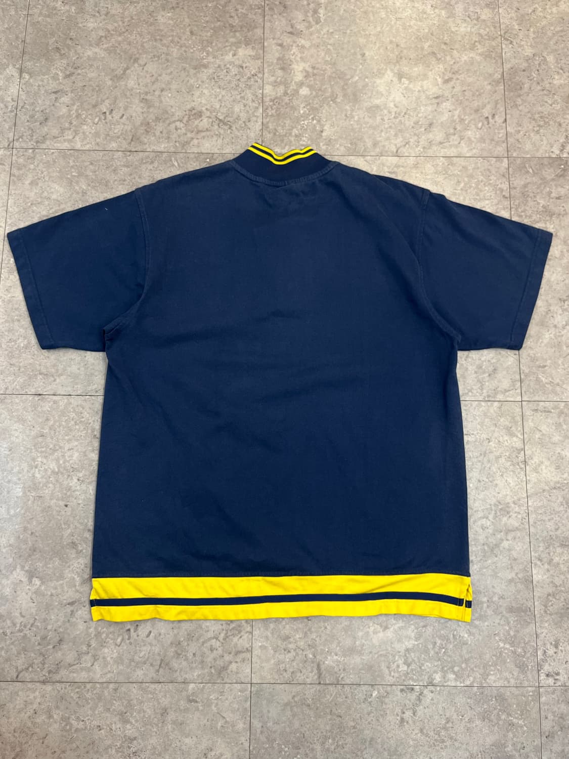 나이키 미시간 울버린스 풋볼팀 웜업 반팔티 네이비 L #csz4054 상품이미지8