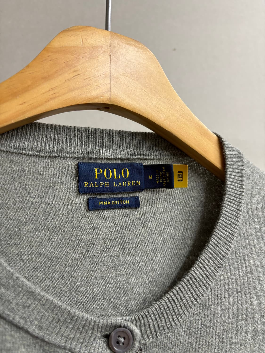 폴로 우먼 피마코튼 라운드가디건 상품이미지3