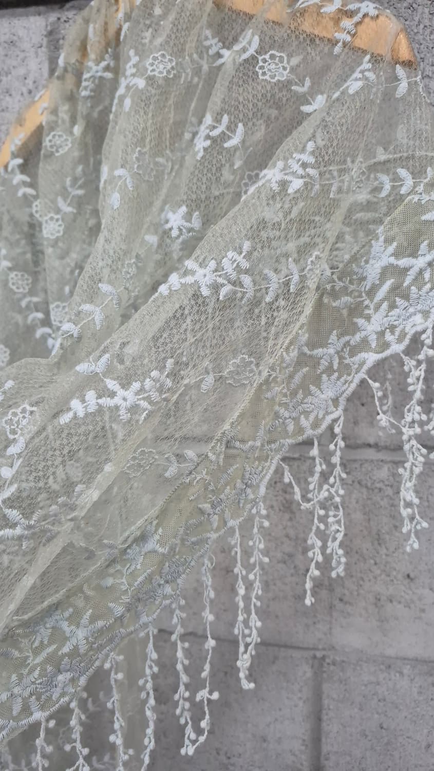 레이스 머플러 모리룩 하구미룩 상품이미지1