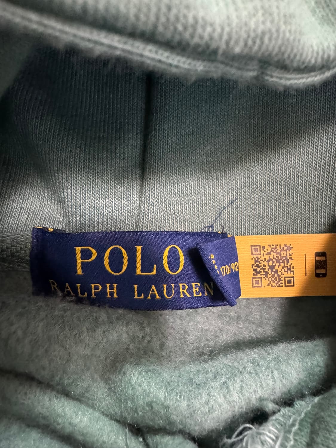 폴로랄프로렌 기모 후드티_진그린(S사이즈) 상품이미지4