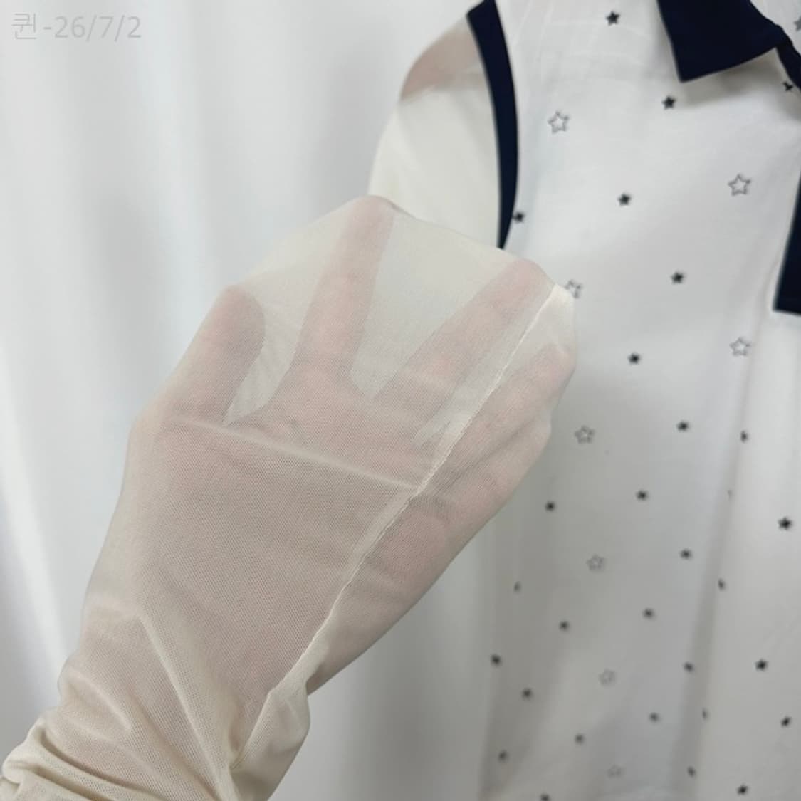 핑 여자 골프 스판 시스루팔 티셔츠 95 /퀸 상품이미지4