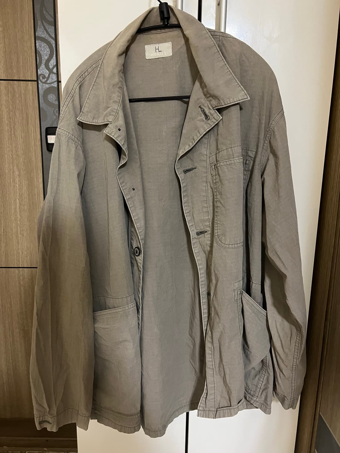 헤릴 커버올 자켓 그레이 2사이즈 상품이미지2