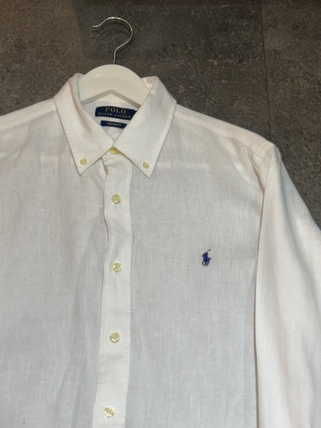 폴로 랄프로렌 린넨 셔츠 M 상품이미지4