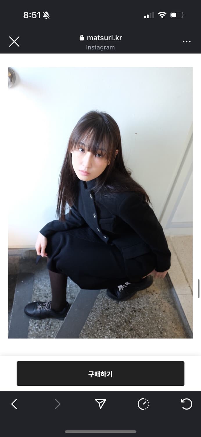 MICHAEL KORS 사선 버튼 울 자켓 코트 마츠리 matsuri 상품이미지8