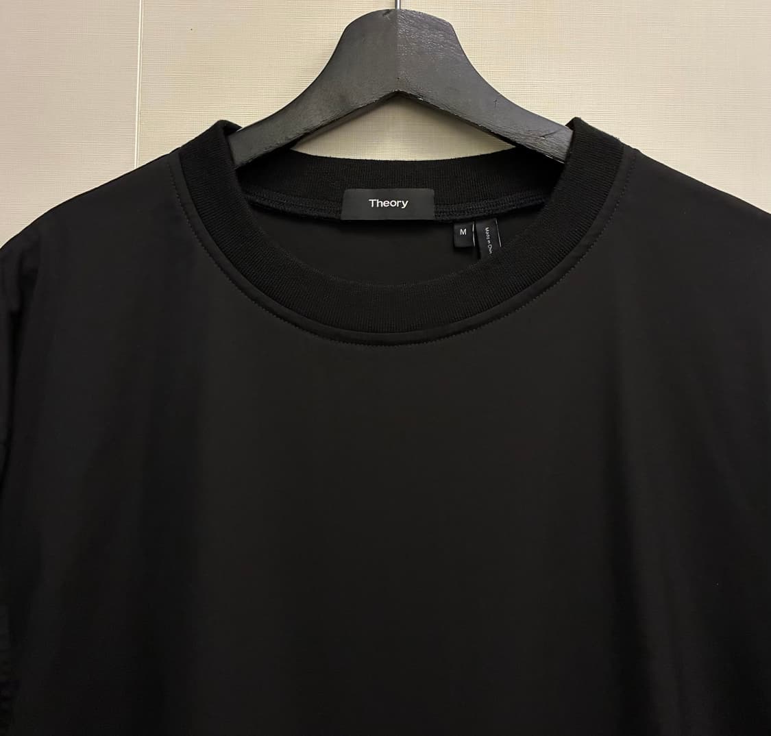 (M/103)Theory 띠어리 나일론 폴리 사이드지퍼 크루넥 맨투맨 상품이미지3