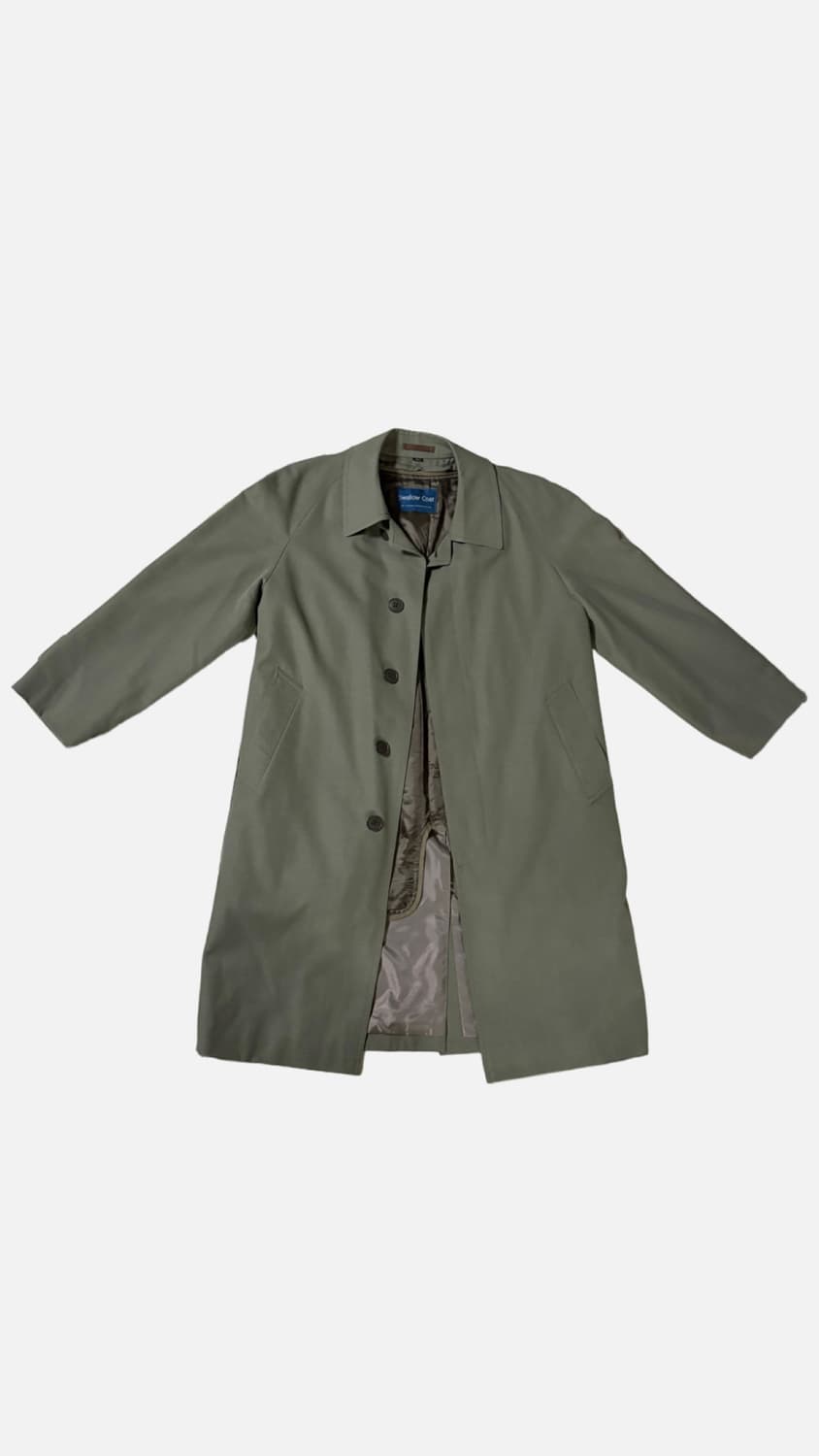 스왈로 코트 발마칸 그린 싱글 코트 상품이미지1