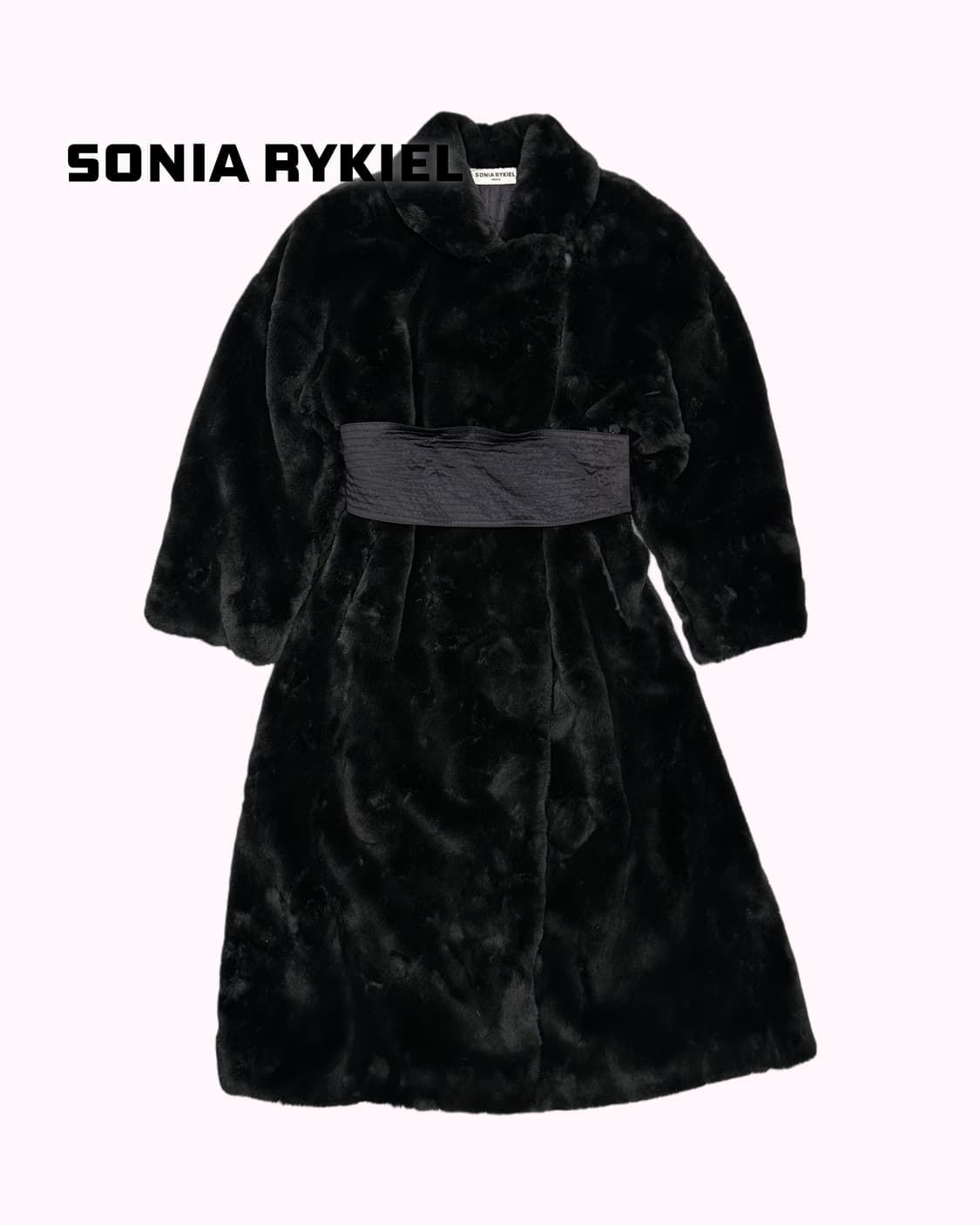 archive heavy long faux fur coat 상품이미지1