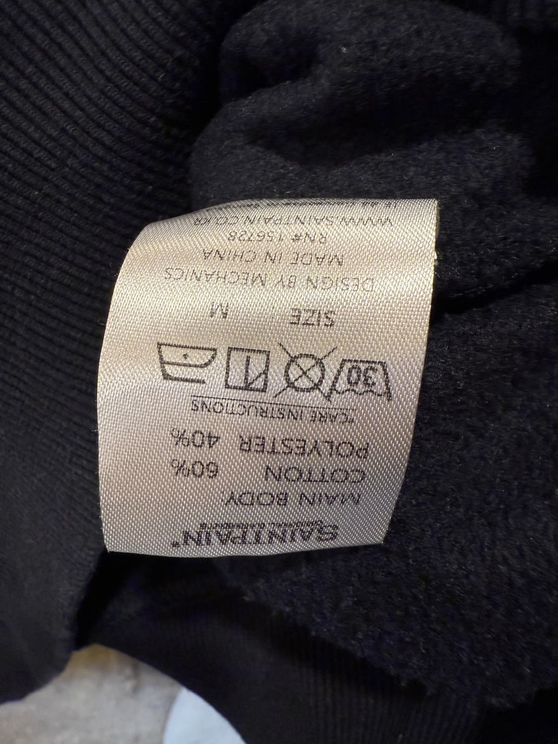 세인트페인 SP 팀 로고 후드티 네이비 상품이미지5