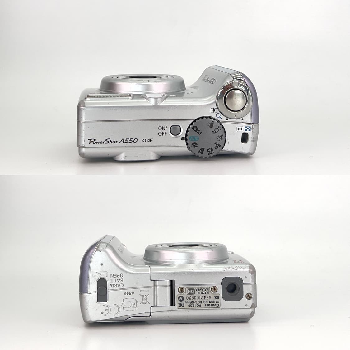 캐논 파워샷 Canon PowerShot A550 실버 상품이미지6