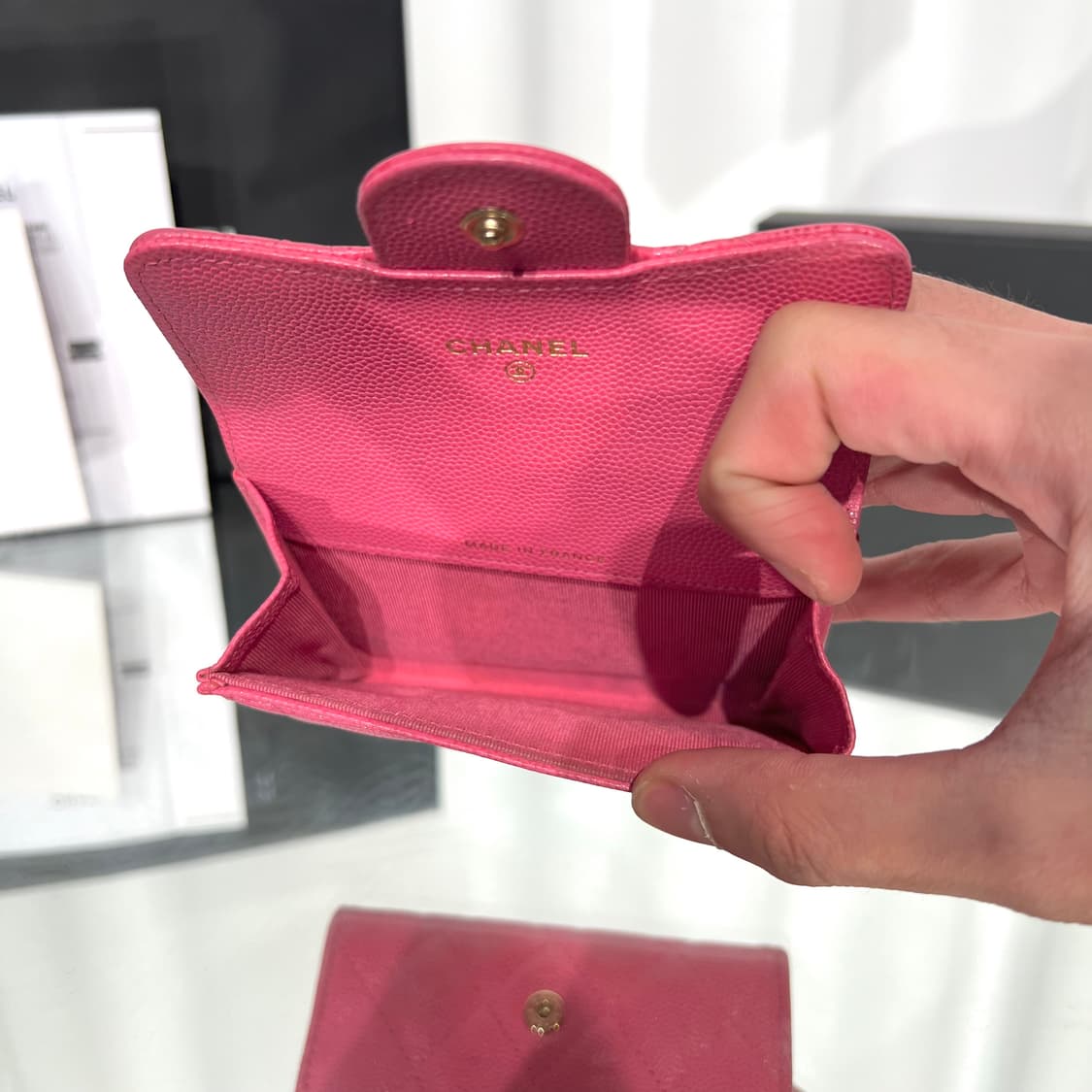 [정품] 샤넬 클래식 똑딱이 카드지갑 상품이미지6