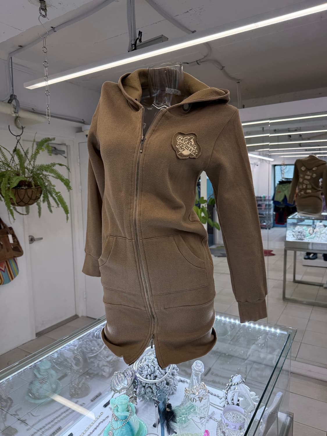 patch print long hood zipup 상품이미지2