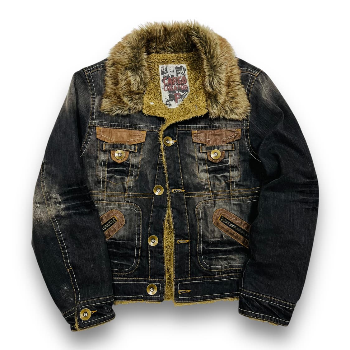 Cargo Creator Denim washed trival Jacket 상품이미지2