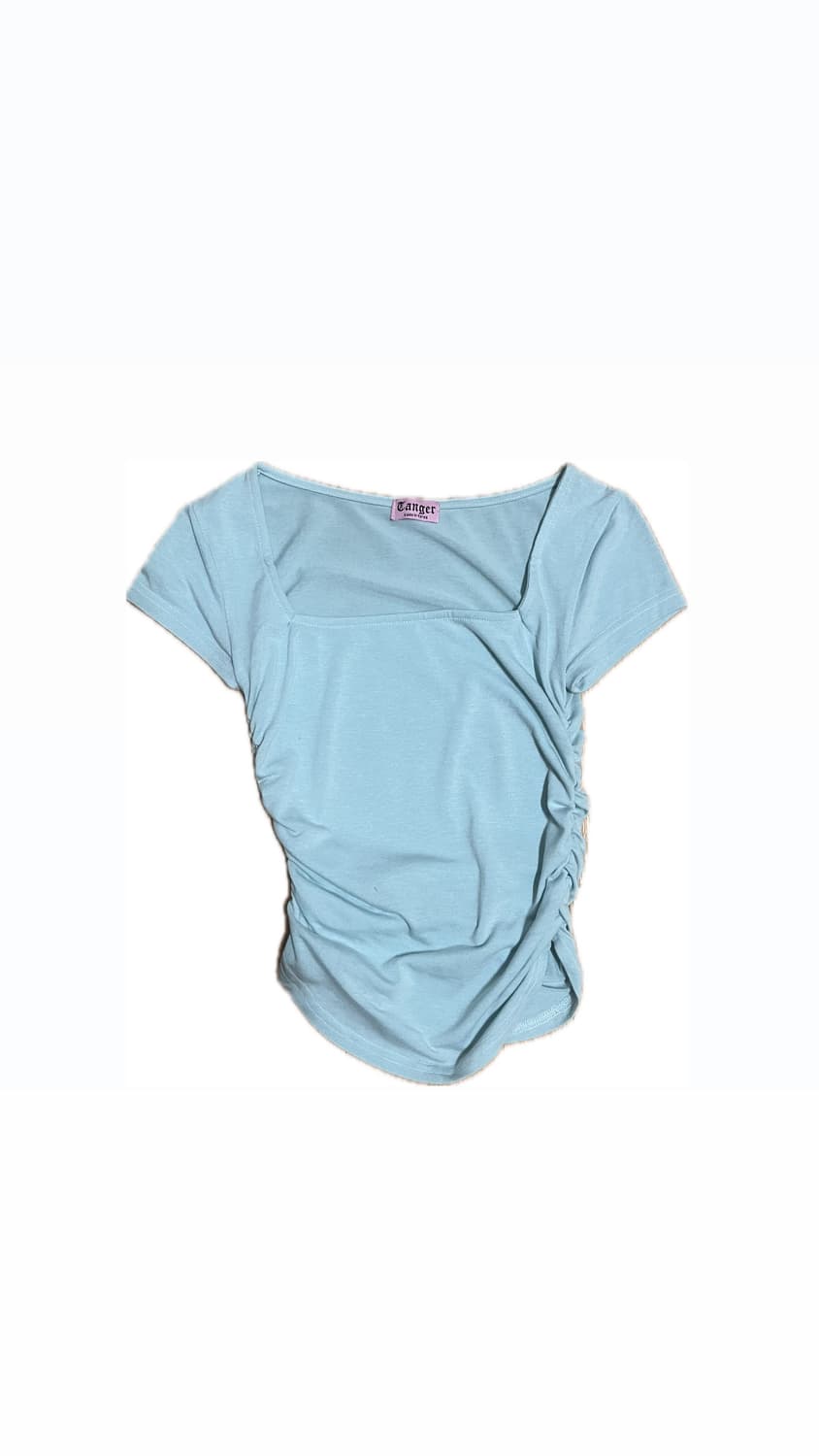 탠저 tanger 썸머사이드셔링탑 반팔 플리즈노팔로우 브랜디멜빌 발레코어 상품이미지1