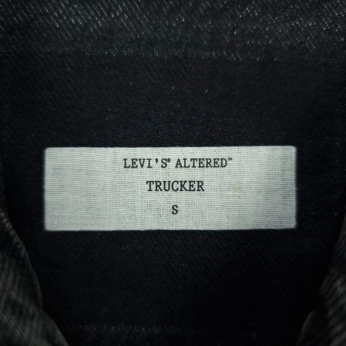 [리바이스] 알터드 트러커 흑청 블랙 데님 자켓 청자켓 M18885 상품이미지8