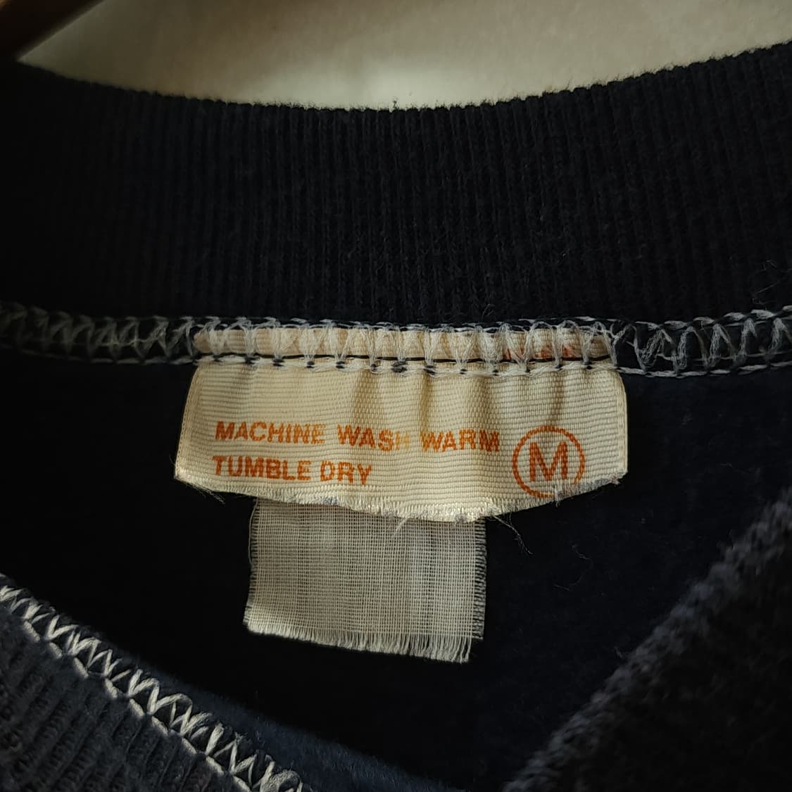 90s 빈티지 스웻셔츠 플레인 스웻셔츠 블루 그레이 M 상품이미지6