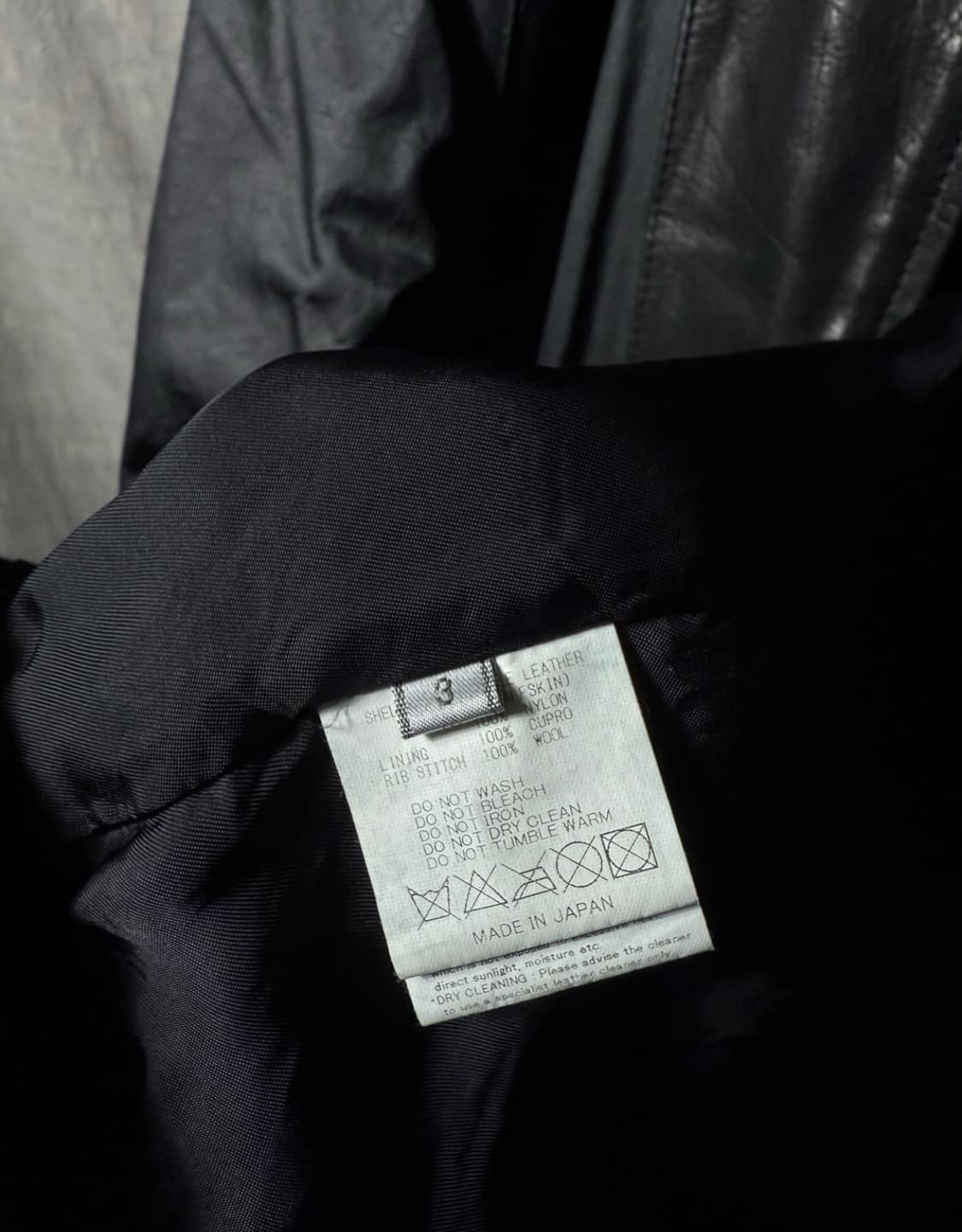 The Viridi anne 하이브리드 레더 자켓 상품이미지3