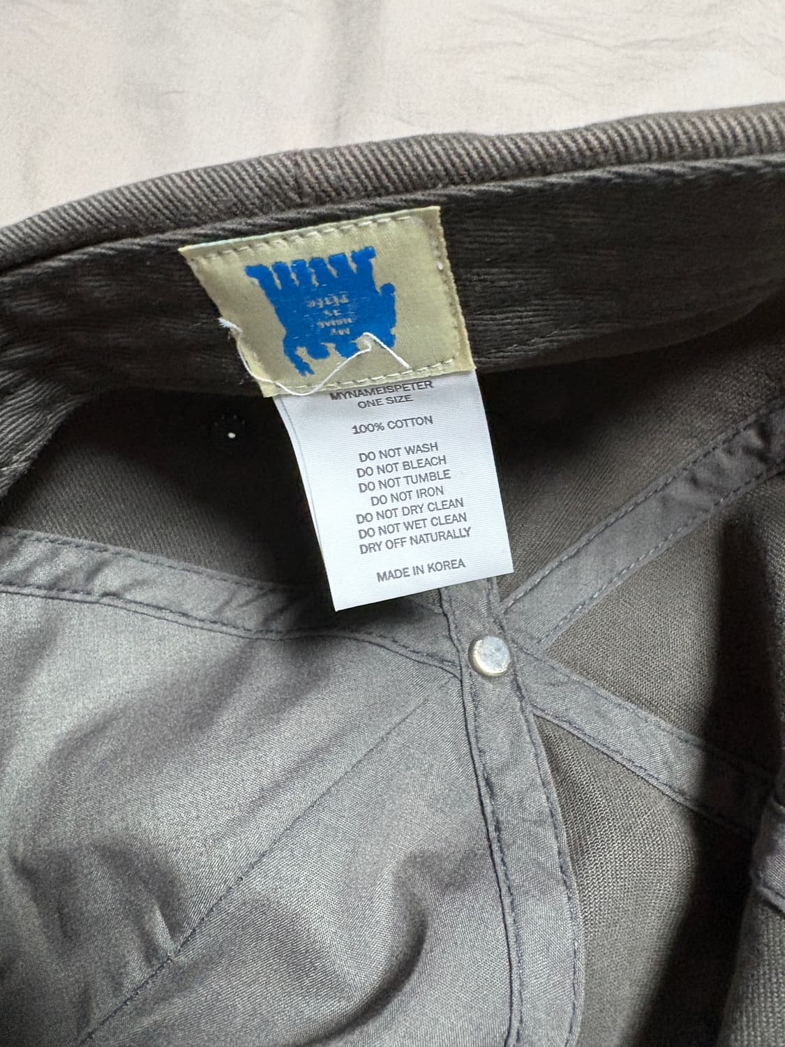 마이네임이즈 피터 모자 카키 상품이미지3