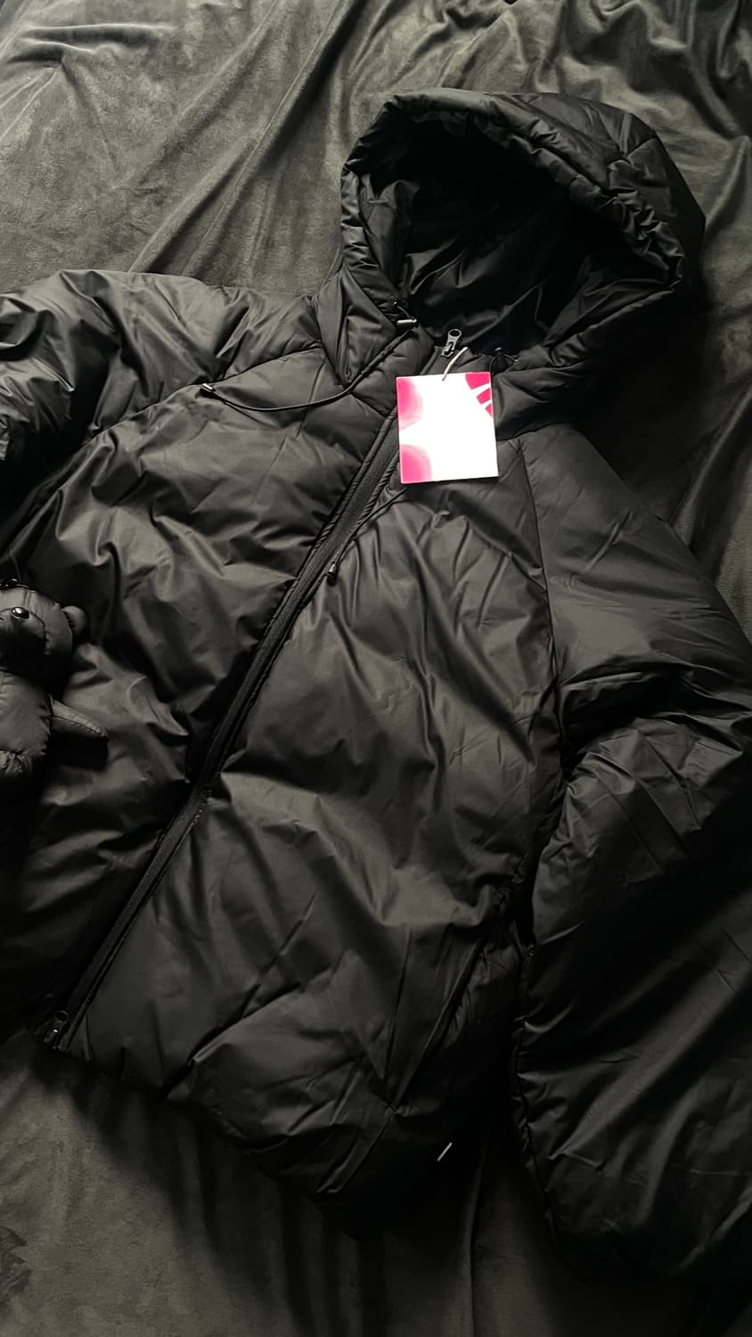 택포함 새상품 피지컬 디파트먼트 심리스 푸퍼 패딩 자켓 블랙 L 상품이미지2