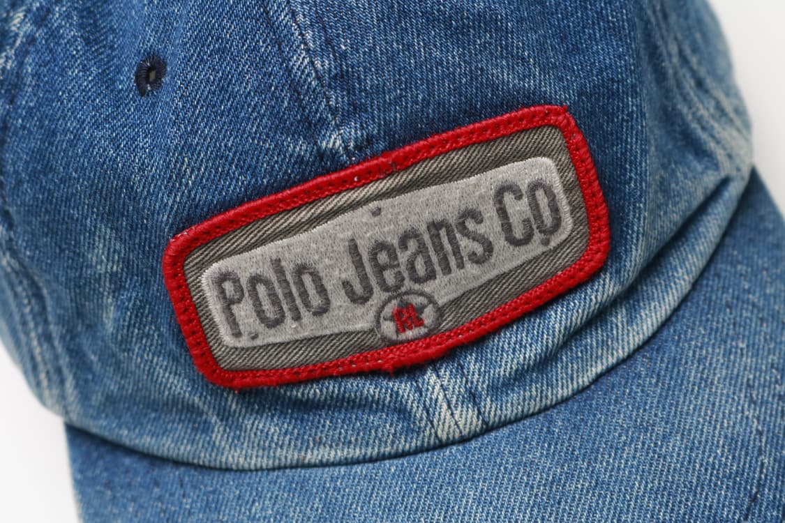 90's 폴로 진스 데님 볼캡 모자 상품이미지2