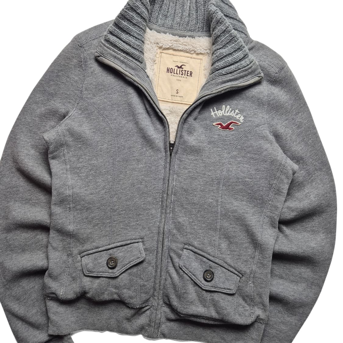 [S] 홀리스터 퍼 버튼 가디건 상품이미지6