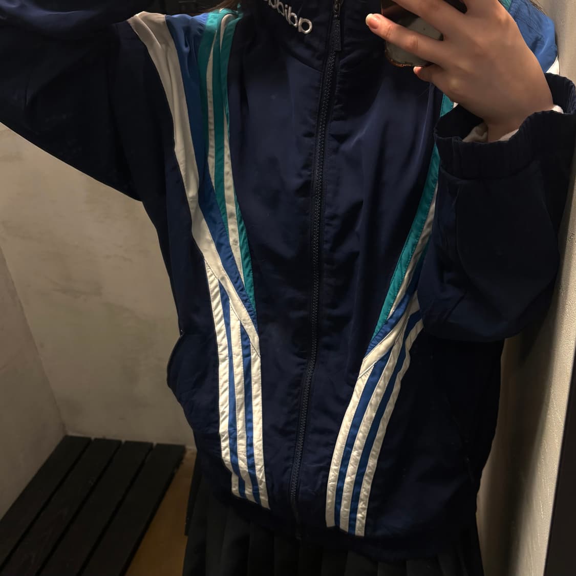 아디다스 90s 올드스쿨 빈티지 레트로 아노락 윈드브레이커 바람막이 상품이미지2