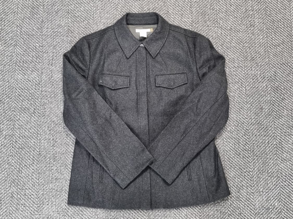 J.CREW — 차콜 울 오버셔츠 자켓 상품이미지1