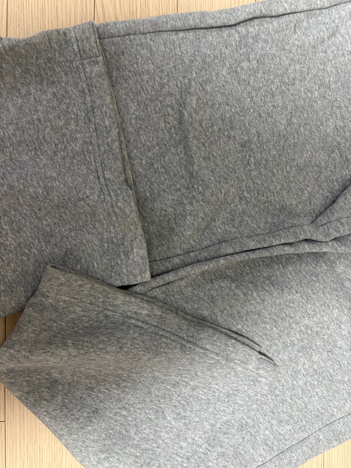 나이키 그레이 스우시 밴딩 츄리닝 와이드 팬츠 상품이미지3