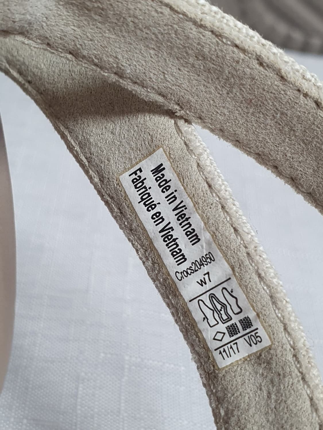 크록스 레이2 앵클 스트랩 웨지 샌들 오트밀 머쉬룸 240mm 상품이미지9