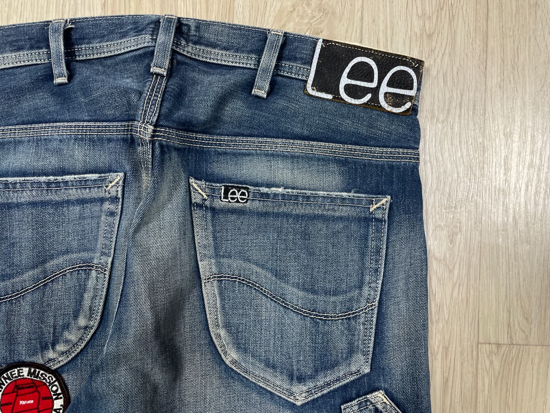 31~32) Lee 재팬 패치업 하드워싱 카펜터 데님팬츠(일본제) 상품이미지9