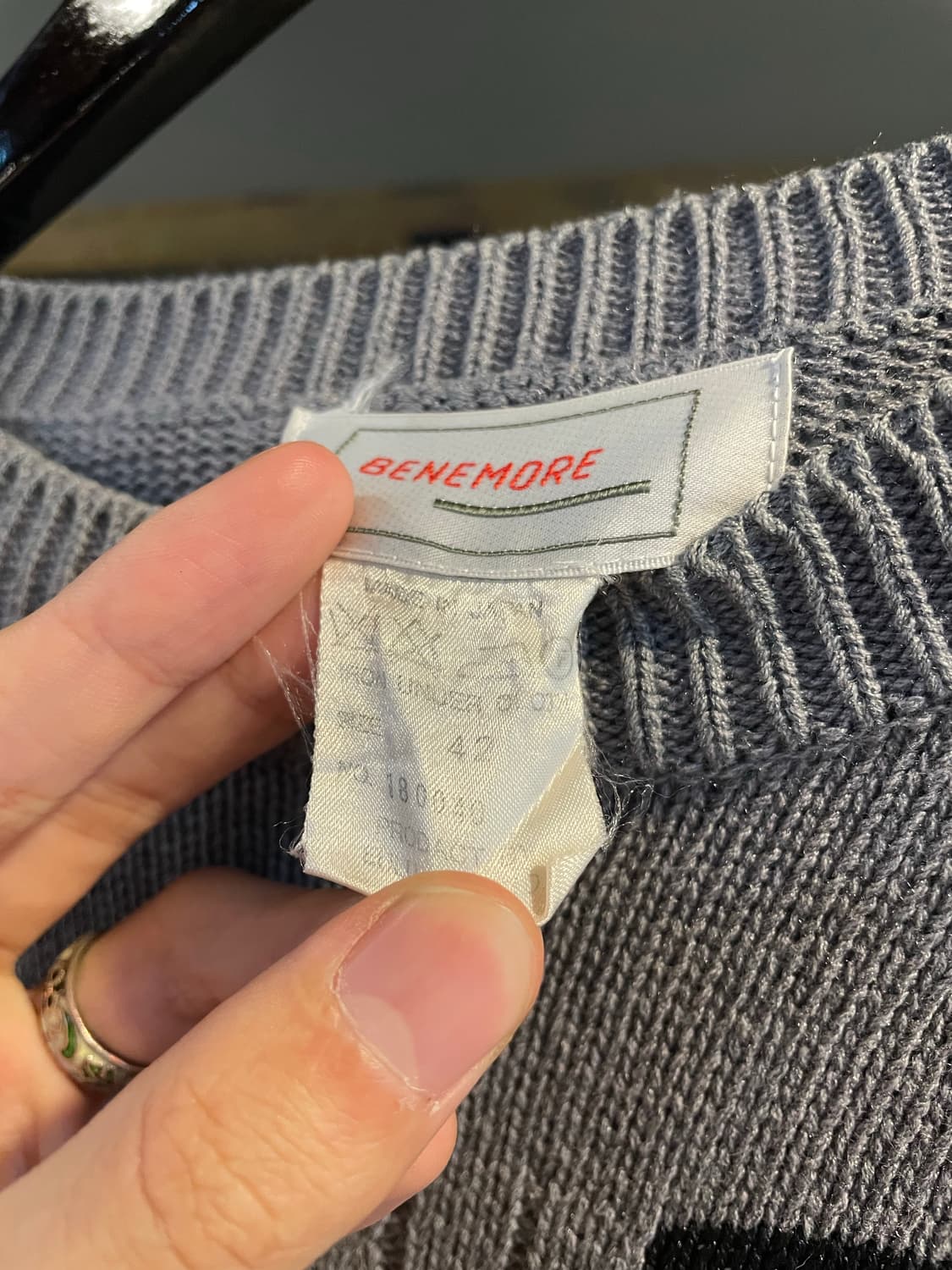 빈타지 컬러패턴 니트 상품이미지8