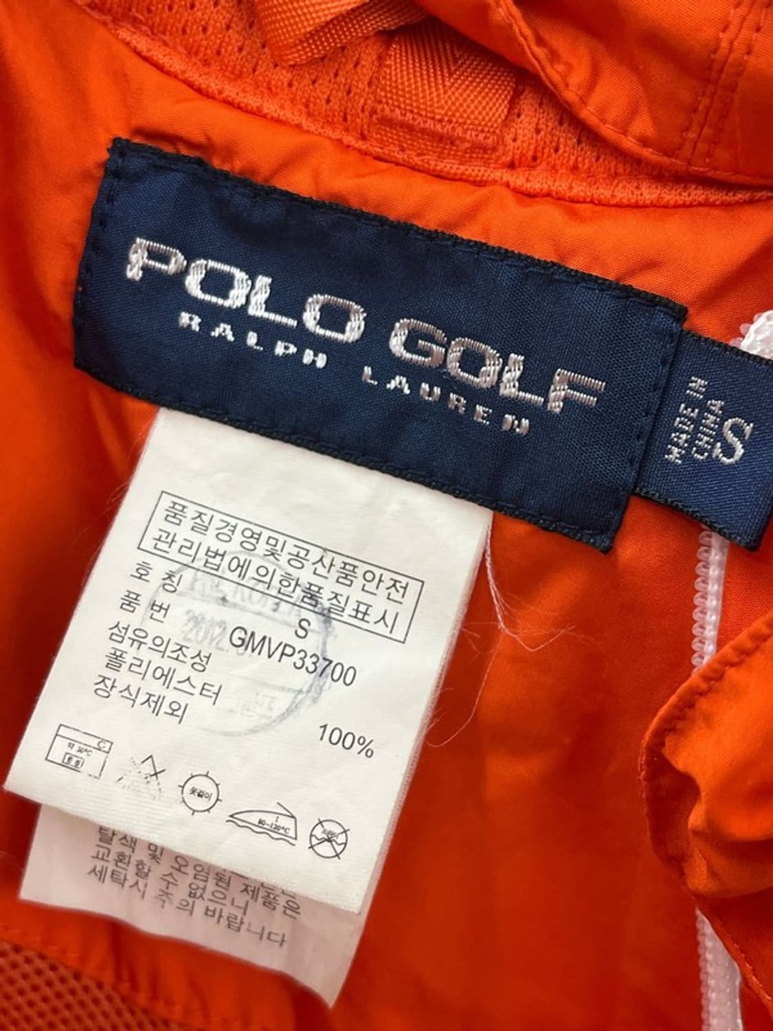  RALPH LAUREN 골프 자켓 커스텀 오렌지 S 상품이미지7