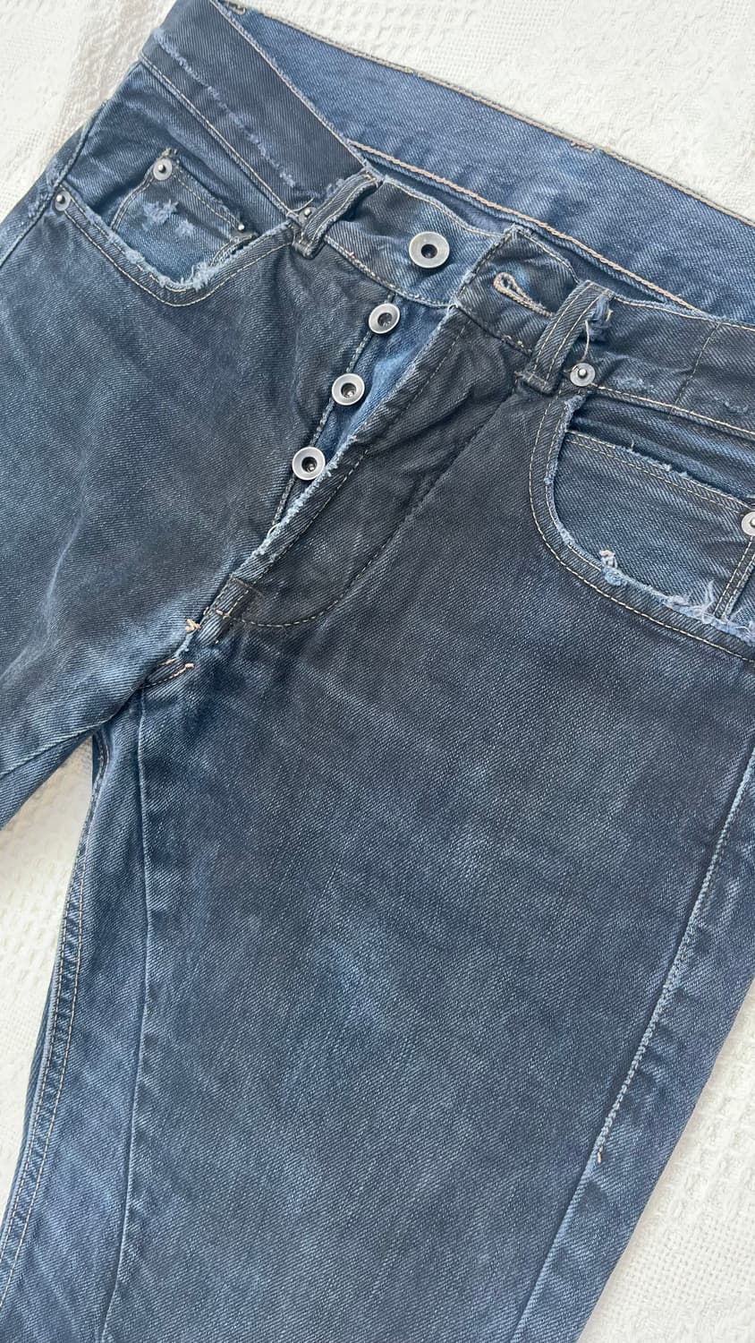 Rick Owens DRKSHDW waxed destroy jeans 상품이미지4