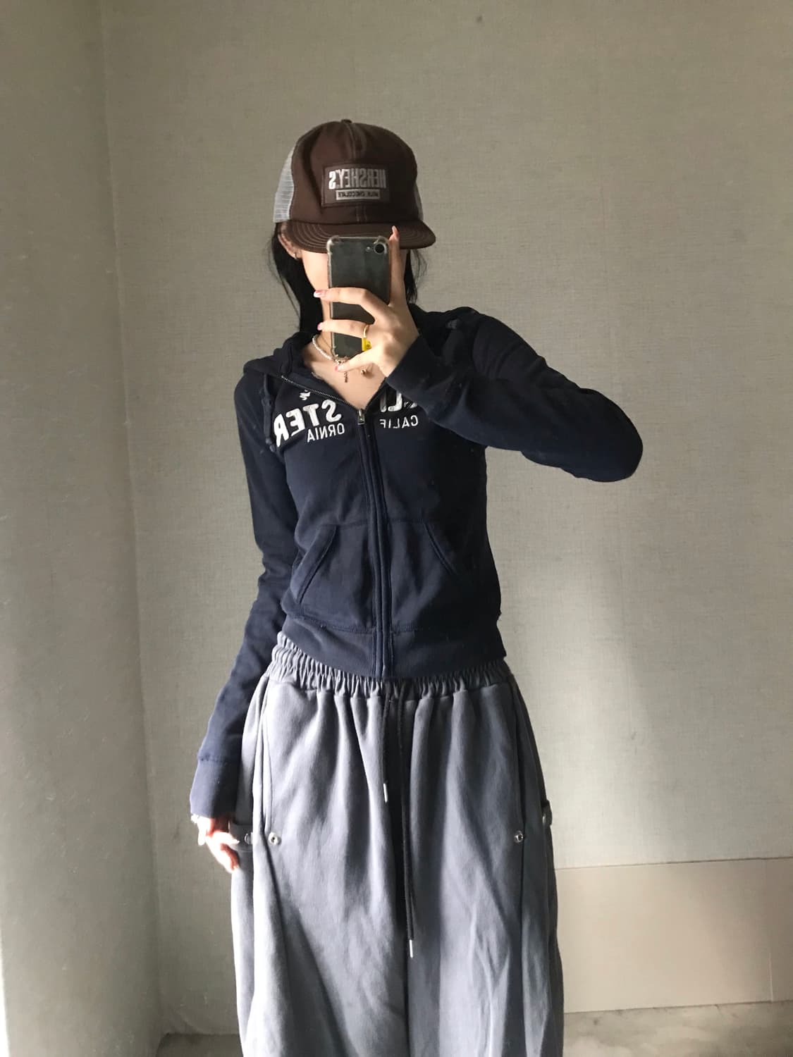 홀리스터 네이비 슬림핏 후드집업 상품이미지4
