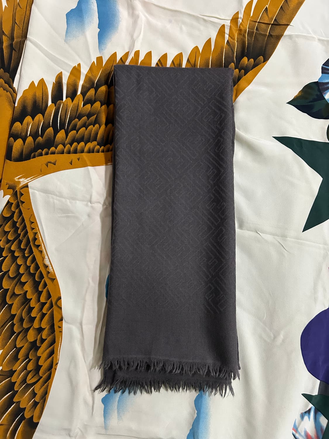 펜디 FF로고머플러 그레이 상품이미지2