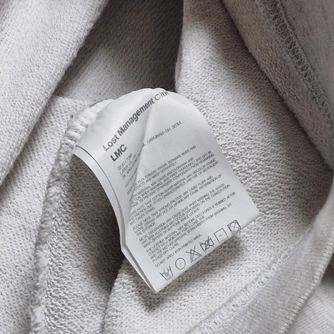 LMC 빅로고 맨투맨 티셔츠 XL~ 상품이미지4