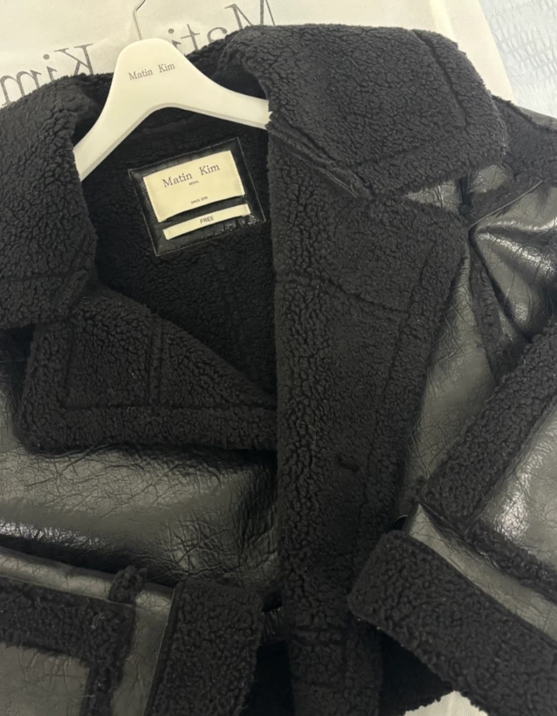 마뗑킴 소프트 크롭 무스탕 상품이미지5