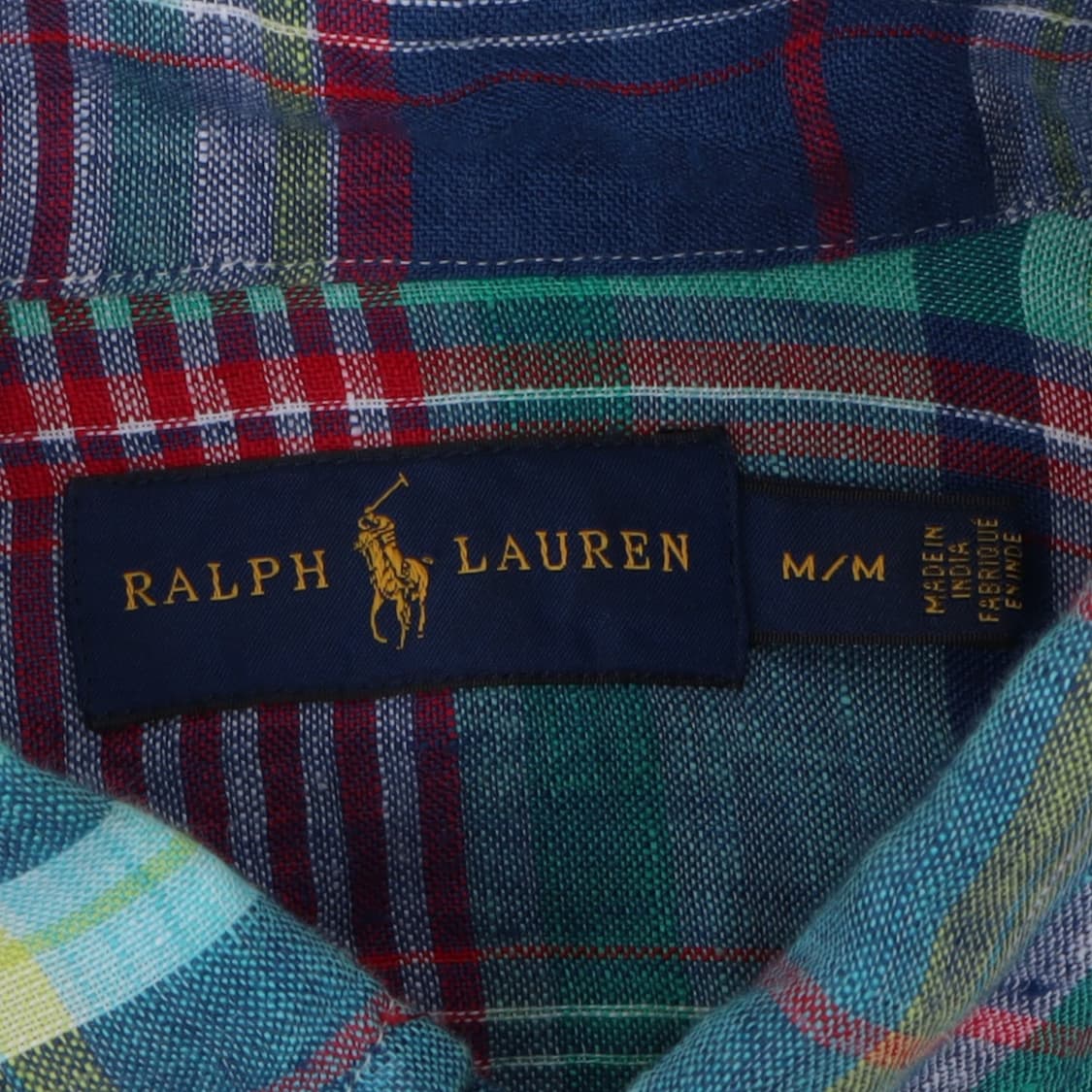 폴로 랄프로렌 린넨 마드라스 체크 셔츠 상품이미지7