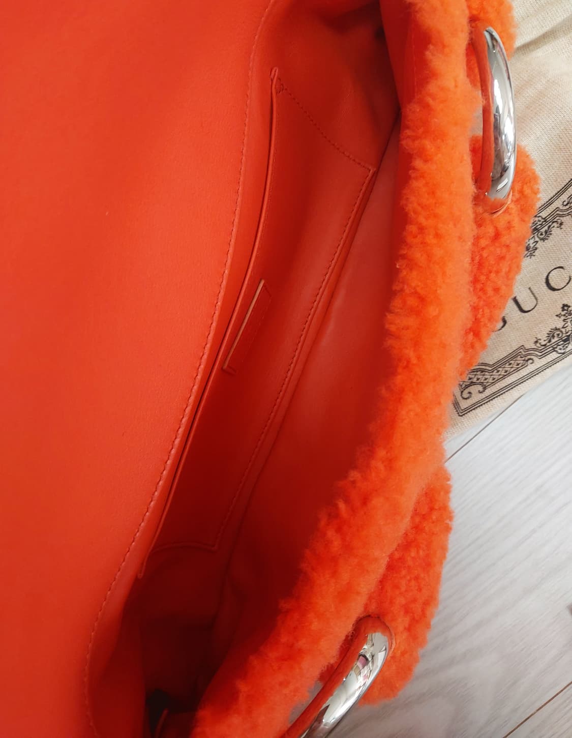 RARE 구찌 홀스빗 시어링 체인 숄더백 한정판 상품이미지9