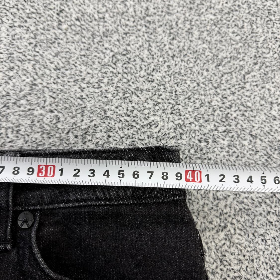 30 트루릴리전 여성 흑청데님 팬츠 0126H2 상품이미지7