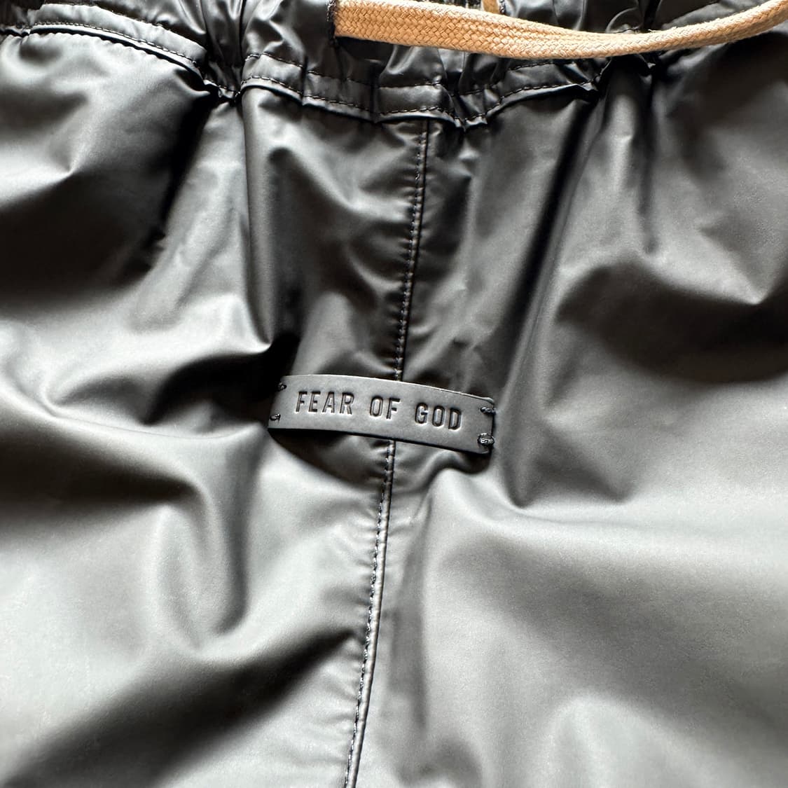 [S] 피어오브갓 7th 나일론 트랙 팬츠 - 매트블랙 상품이미지4