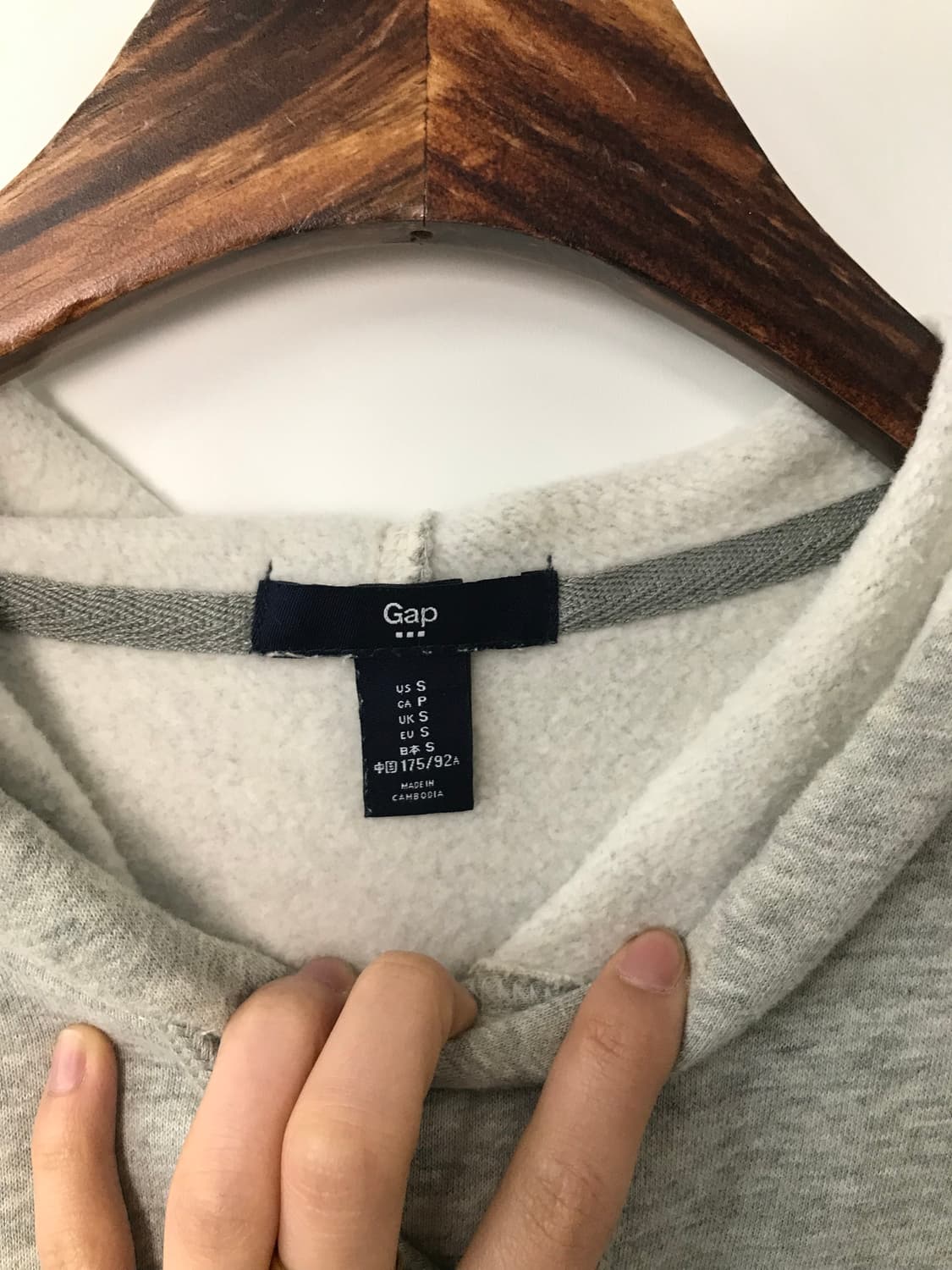 Gap 갭 그레이 후드티 상품이미지6