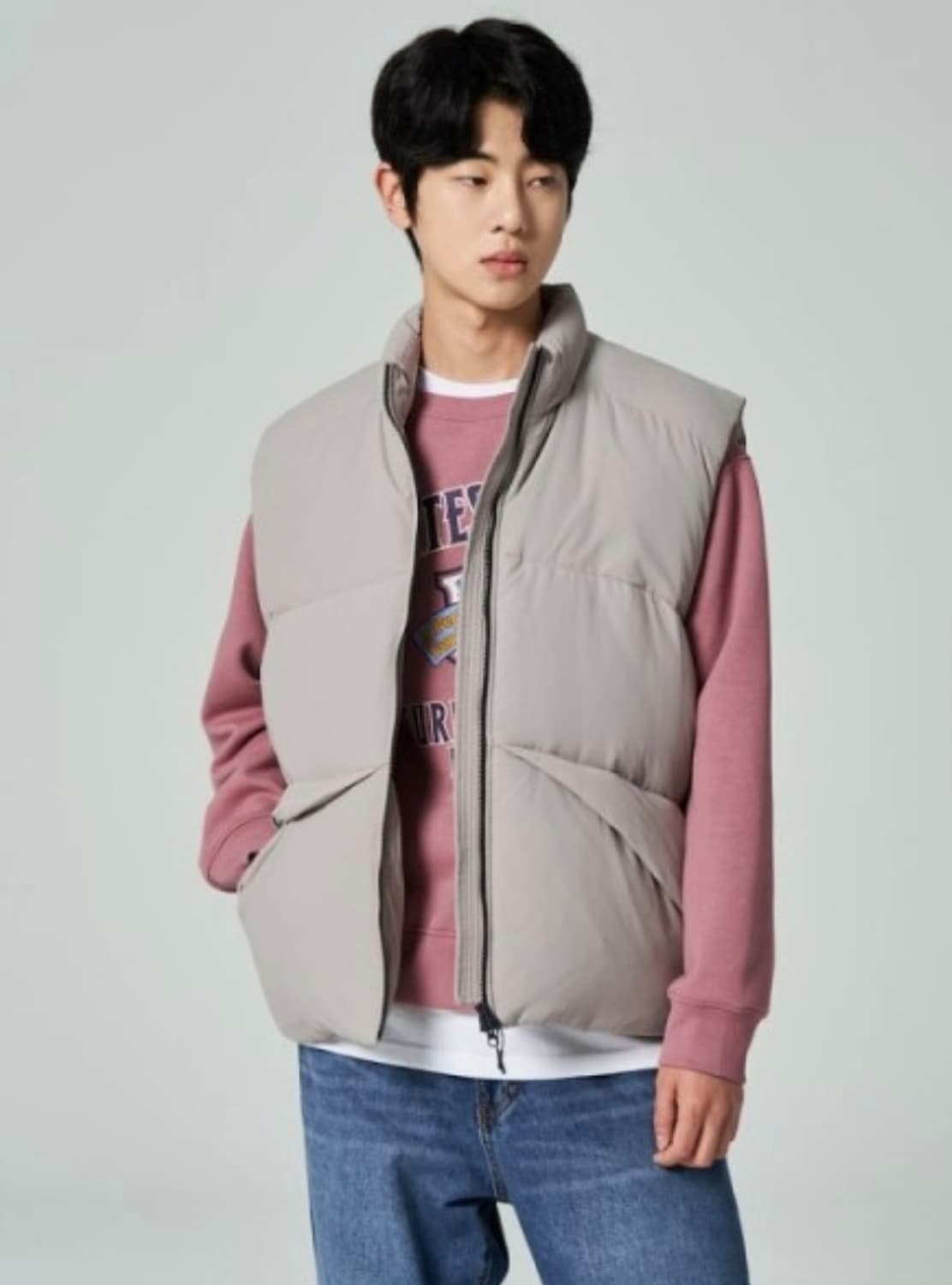 에잇세컨즈 오리털 다운 베스트 조끼 패딩 판매 합니다 상품이미지1