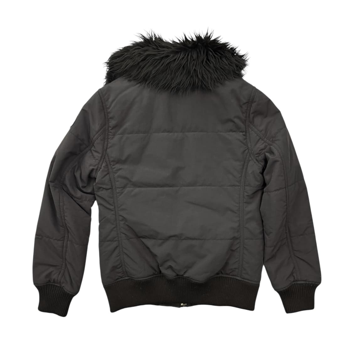 히스테릭글래머 패디드 퍼 자켓 블랙 상품이미지2