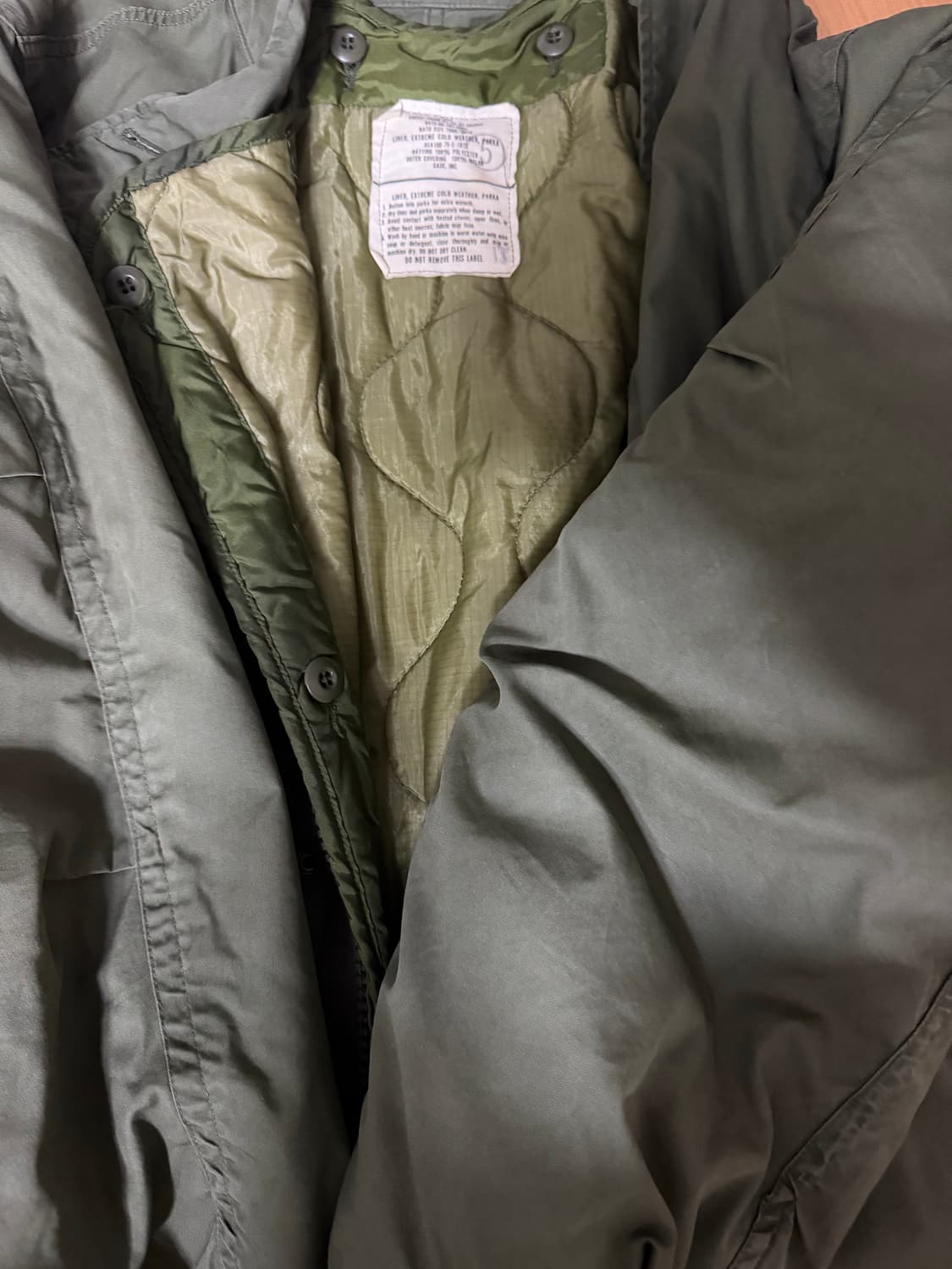 m-65 오리지널 개파카 상품이미지4