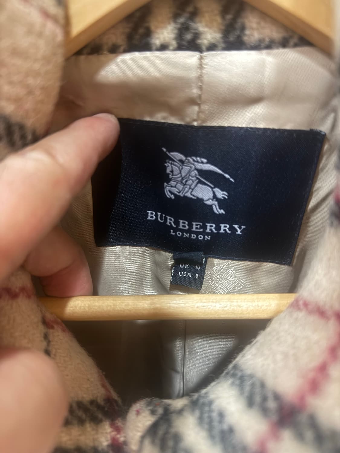 10/66 정품 버버리 노바체크 롱 코트 팝니다 상품이미지2