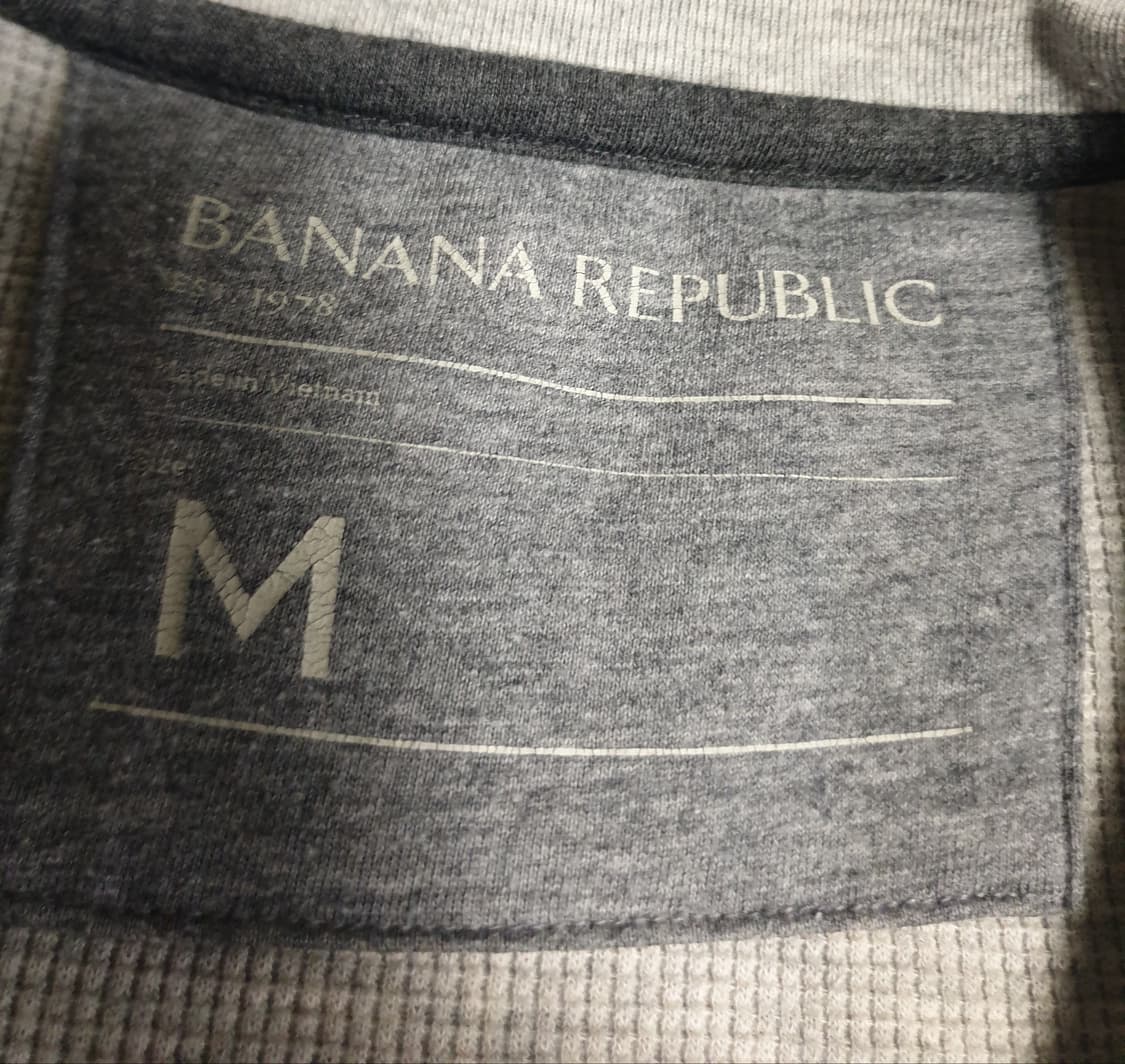 (빈티지) 바나나리퍼블릭 코튼 니트 롱슬리브 그레이 (M) 상품이미지3