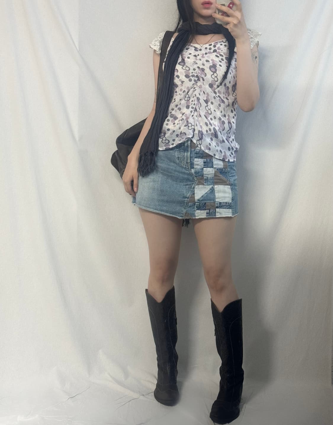 레이스 러플 슬리브 블라우스 상품이미지7