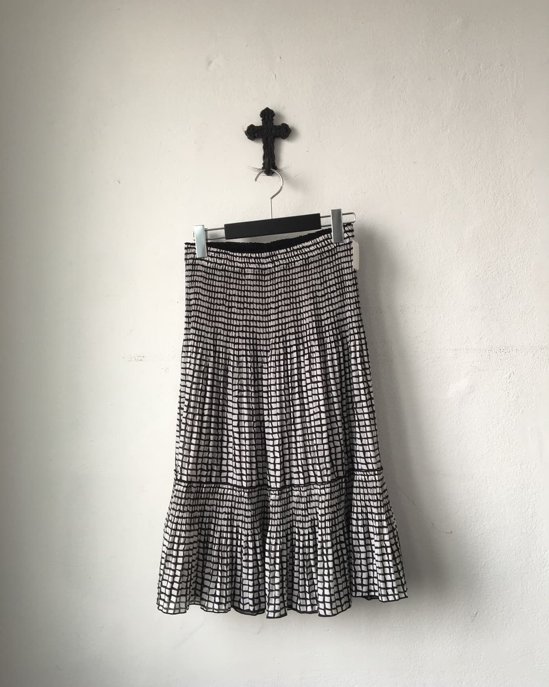 Reversible check pattern skrit 상품이미지1