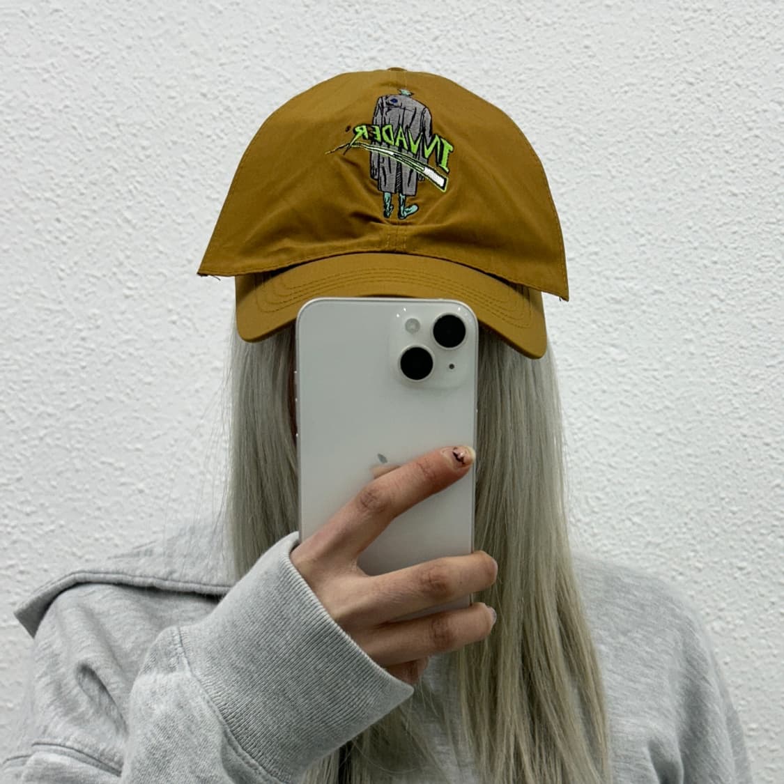 아더에러 외계인로고 머스타드 볼캡 상품이미지2