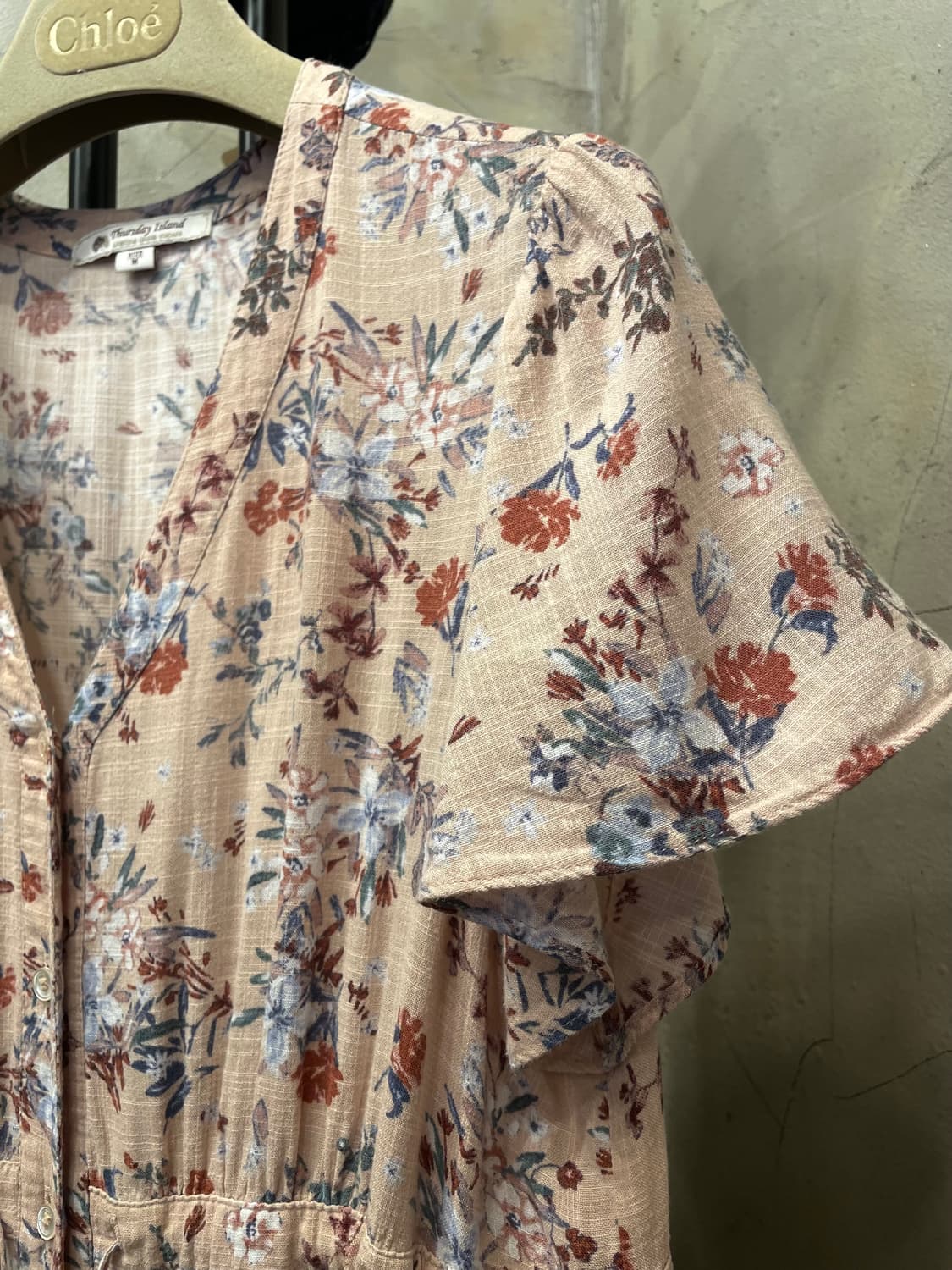 써스데이 아일랜드 플라워 패턴 롱 원피스 66 상품이미지2